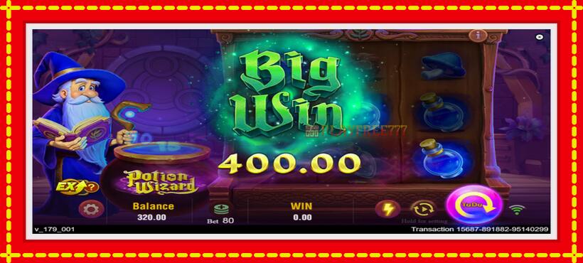 Slot machine Potion Wizard with access to free game online, picture 4