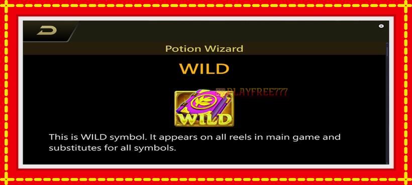 Slot machine Potion Wizard with access to free game online, picture 5