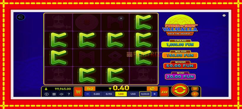 Slot machine Power of Gods Valhalla Extremely Light with access to free game online, picture 6