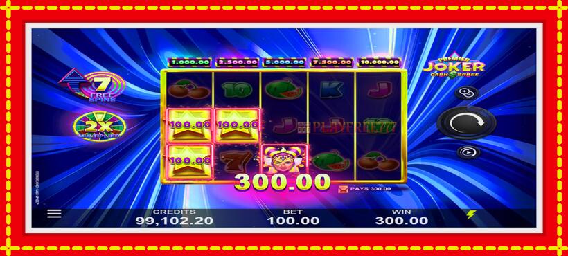 Slot machine Premier Joker Cash Spree with access to free game online, picture 4