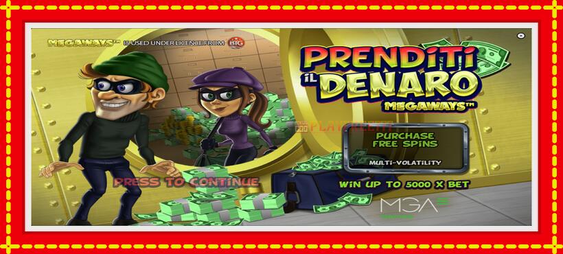 Slot machine Prenditi il Denaro Megaways with access to free game online, picture 1