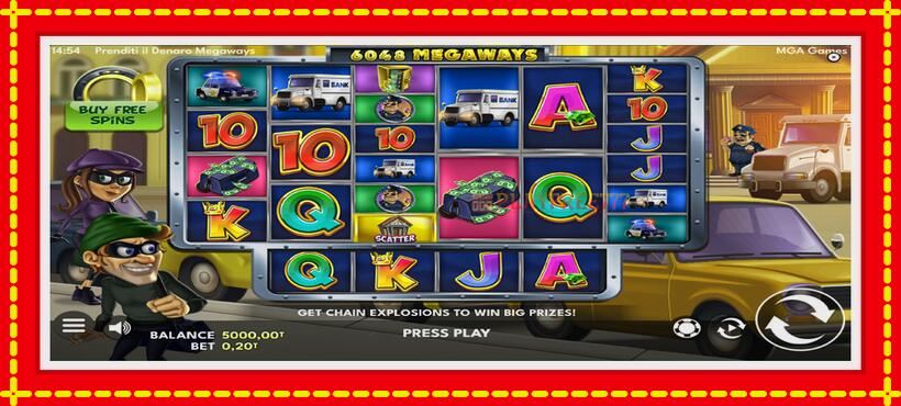 Slot machine Prenditi il Denaro Megaways with access to free game online, picture 2