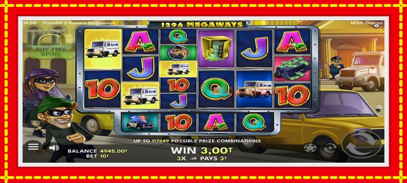 Slot machine Prenditi il Denaro Megaways with access to free game online, picture 4