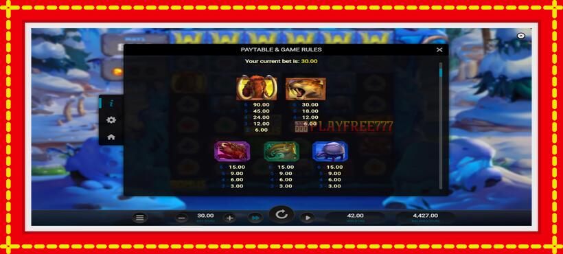 Slot machine Primal Times Dream Drop with access to free game online, picture 5