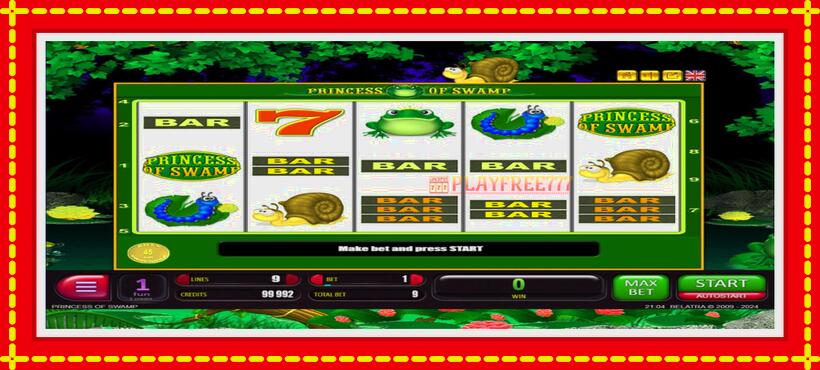 Slot machine Princess of Swamp with access to free game online, picture 1