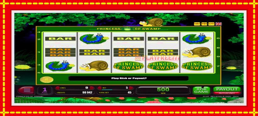 Slot machine Princess of Swamp with access to free game online, picture 3