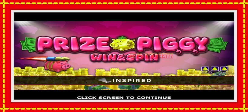 Slot machine Prize Piggy Win & Spin with access to free game online, picture 1