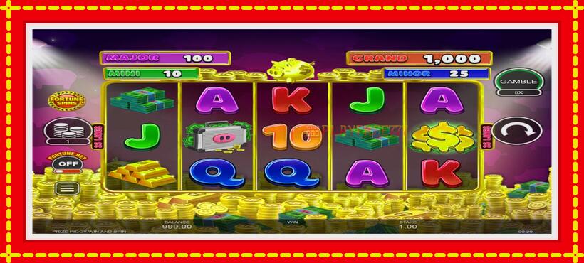 Slot machine Prize Piggy Win & Spin with access to free game online, picture 2