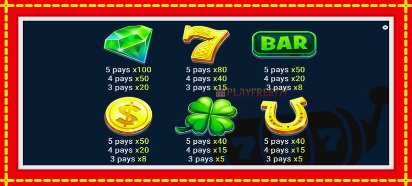 Slot machine Prize Pots OGold with access to free game online, picture 6