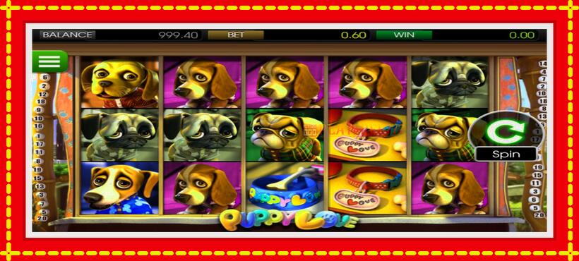 Slot machine Puppy Love with access to free game online, picture 1