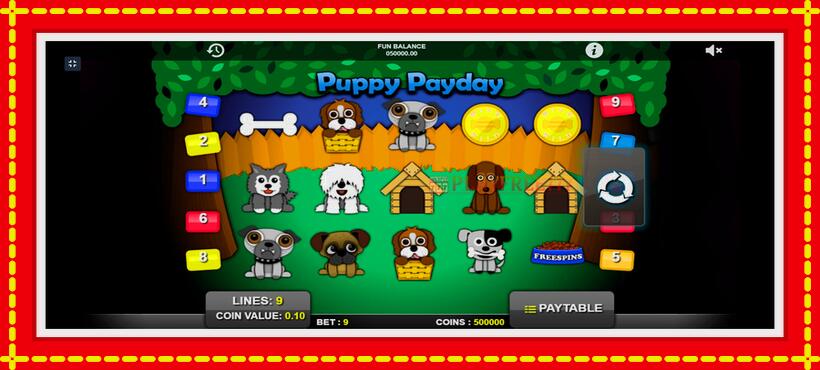 Slot machine Puppy Payday with access to free game online, picture 1