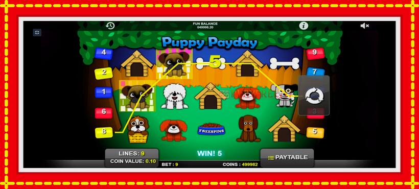 Slot machine Puppy Payday with access to free game online, picture 3