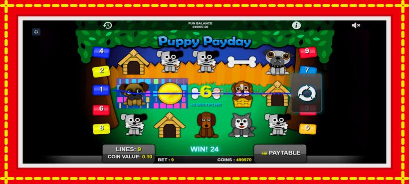 Slot machine Puppy Payday with access to free game online, picture 4