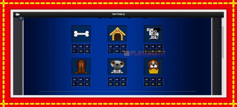 Slot machine Puppy Payday with access to free game online, picture 6