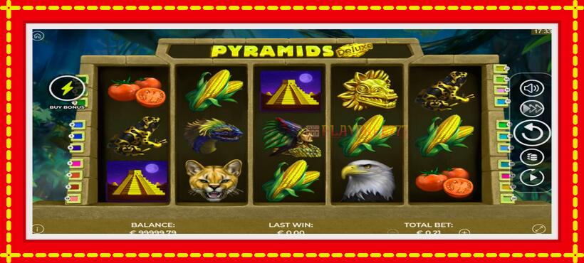 Slot machine Pyramids Deluxe with access to free game online, picture 2