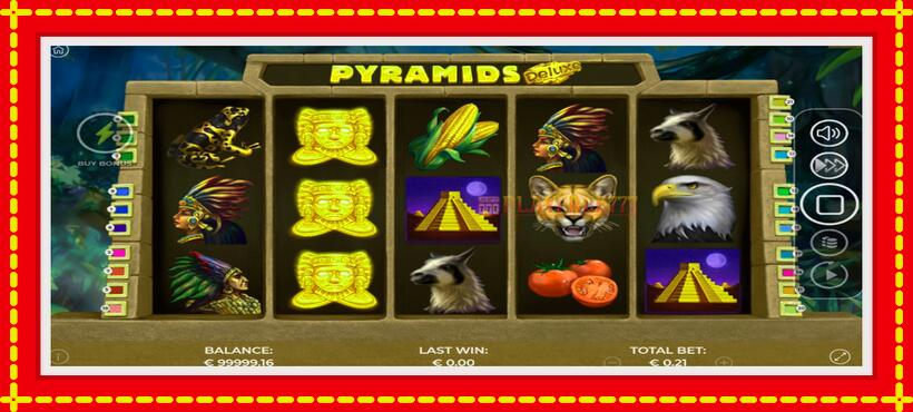 Slot machine Pyramids Deluxe with access to free game online, picture 3