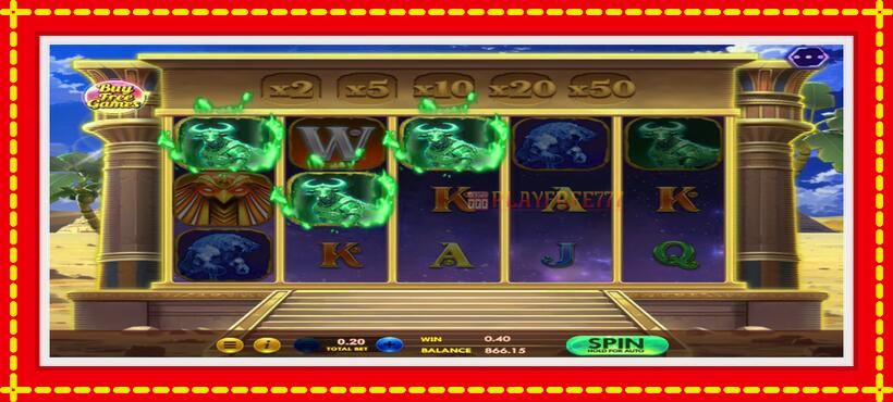 Slot machine Quantum of Giza with access to free game online, picture 3