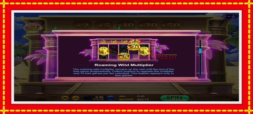 Slot machine Quantum of Giza with access to free game online, picture 6