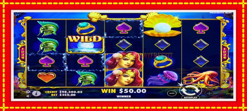 Slot machine Queen of Atlantis with access to free game online, picture 3