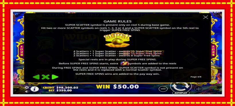 Slot machine Queen of Atlantis with access to free game online, picture 6