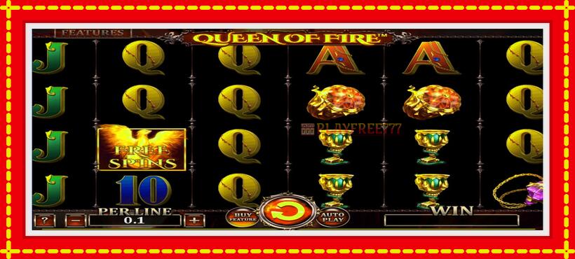 Slot machine Queen Of Fire - Expanded Edition with access to free game online, picture 2