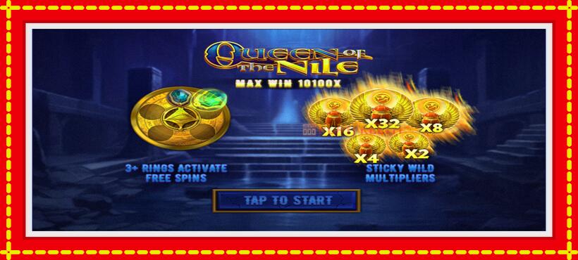 Slot machine Queen of the Nile with access to free game online, picture 7