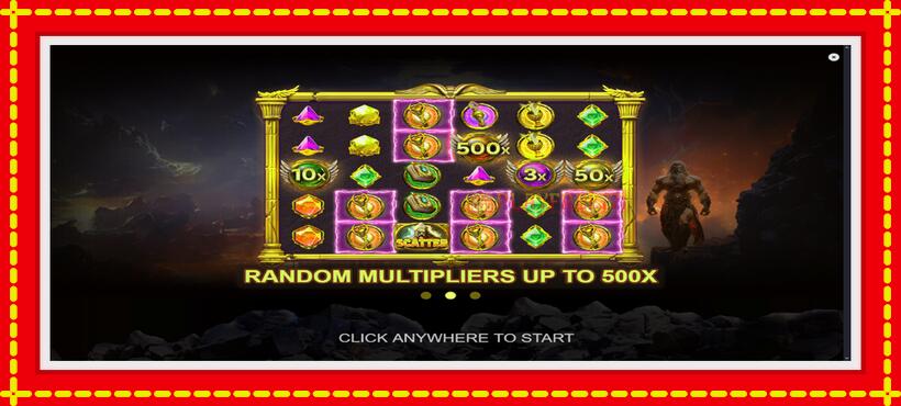 Slot machine Rage of Olympus with access to free game online, picture 1