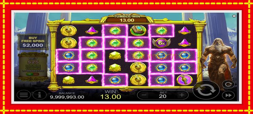 Slot machine Rage of Olympus with access to free game online, picture 3