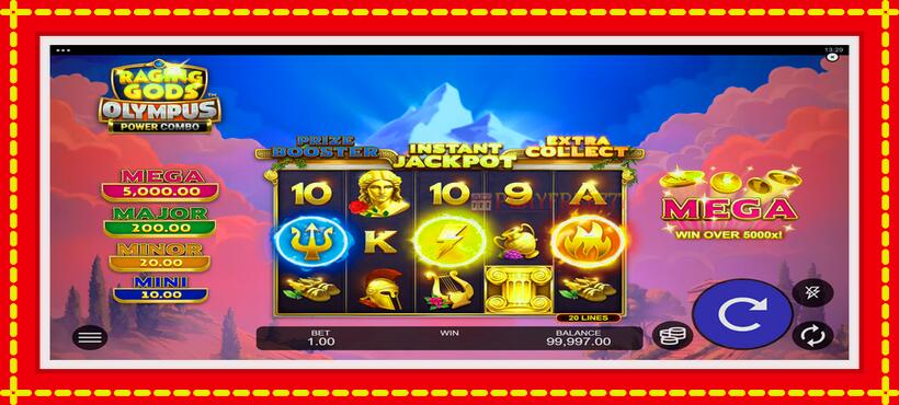 Slot machine Raging Gods: Olympus with access to free game online, picture 1