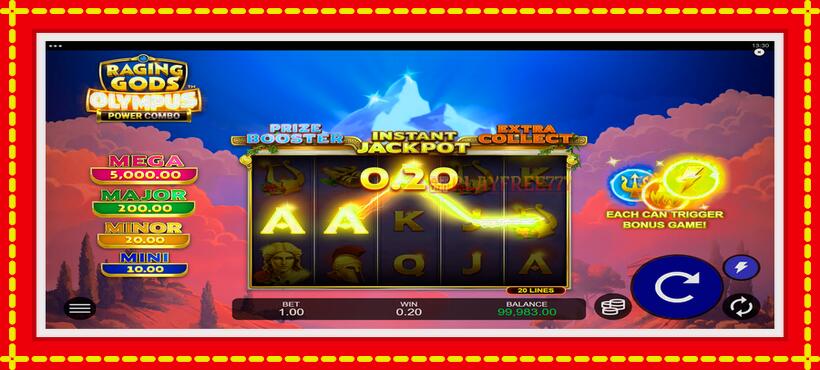 Slot machine Raging Gods: Olympus with access to free game online, picture 4