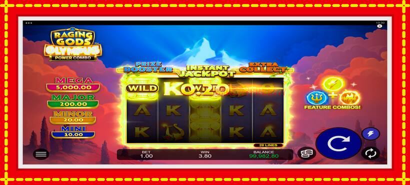 Slot machine Raging Gods: Olympus with access to free game online, picture 5