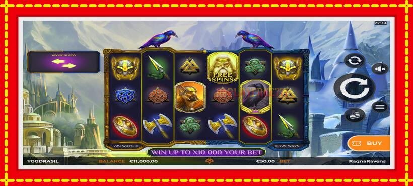 Slot machine RagnaRavens WildEnergy with access to free game online, picture 2