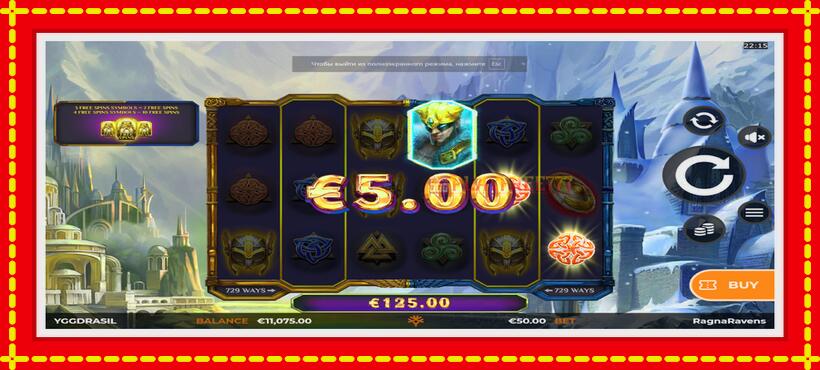 Slot machine RagnaRavens WildEnergy with access to free game online, picture 4