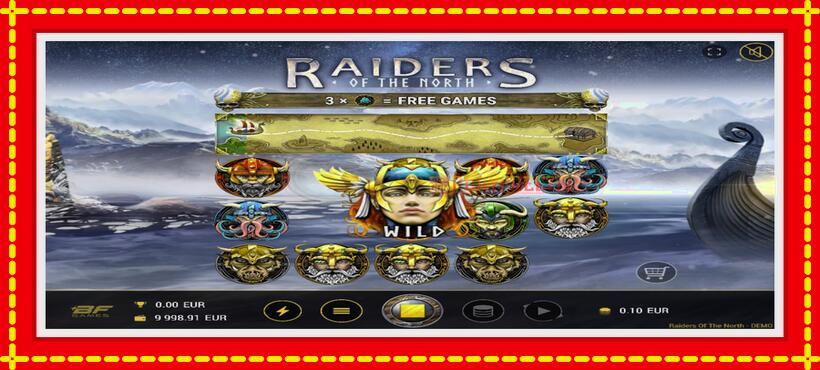 Slot machine Raiders of the North with access to free game online, picture 4