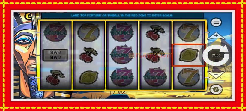 Slot machine Ramses Retro with access to free game online, picture 2