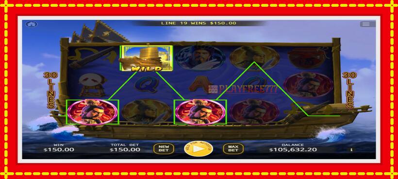 Slot machine Red Cliff with access to free game online, picture 3