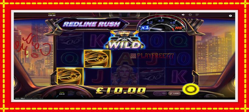 Slot machine Redline Rush with access to free game online, picture 3