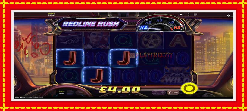 Slot machine Redline Rush with access to free game online, picture 4