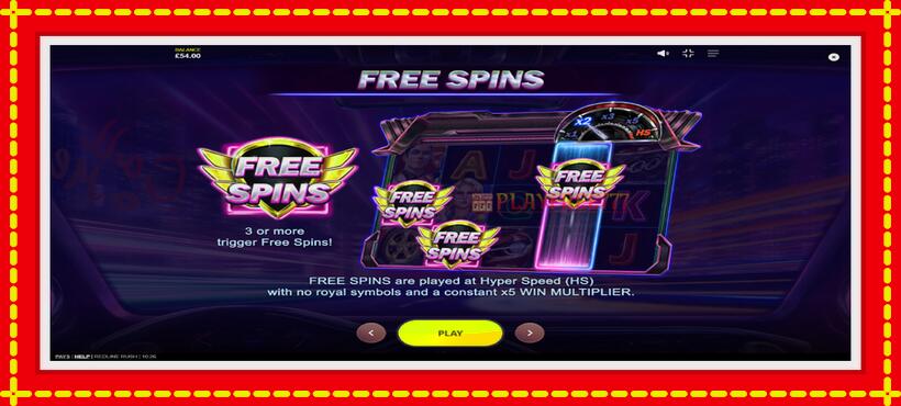 Slot machine Redline Rush with access to free game online, picture 6