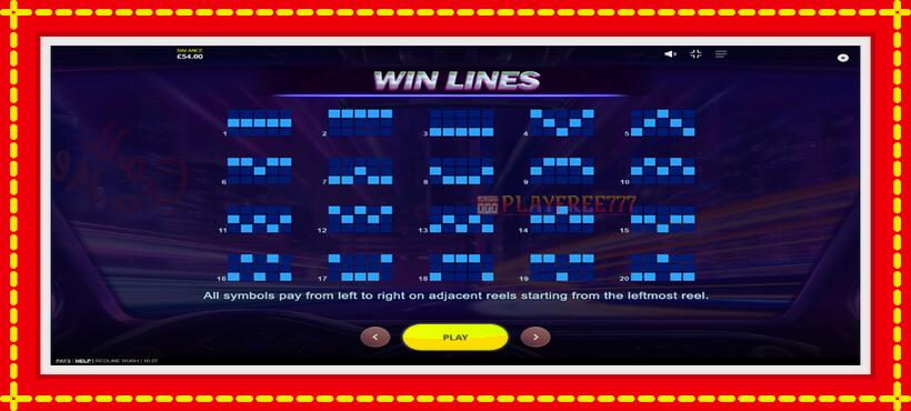 Slot machine Redline Rush with access to free game online, picture 7