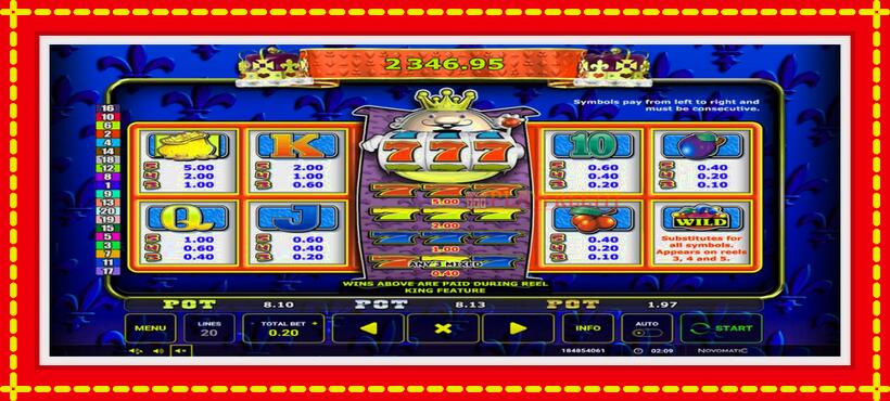 Slot machine Reel King Potty with access to free game online, picture 3