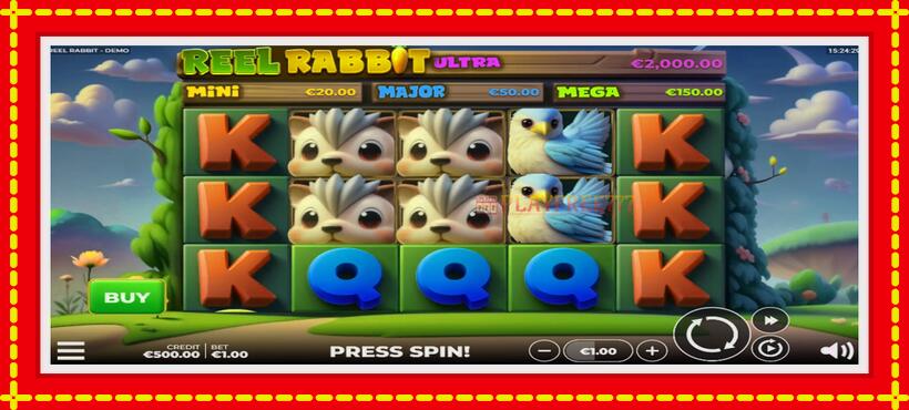 Slot machine Reel Rabbit with access to free game online, picture 1