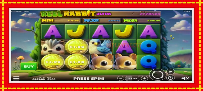 Slot machine Reel Rabbit with access to free game online, picture 2