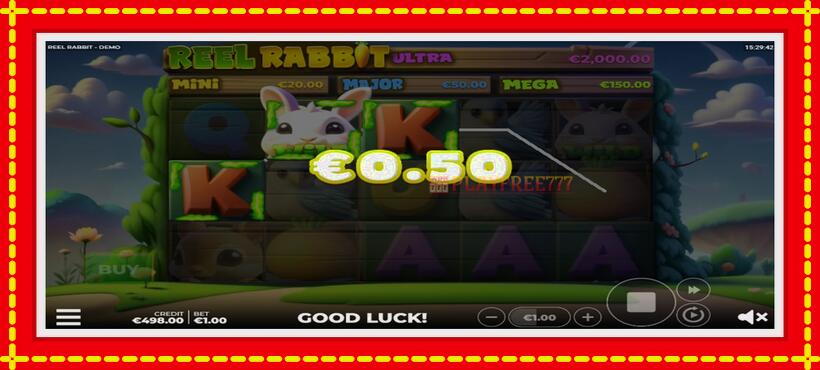 Slot machine Reel Rabbit with access to free game online, picture 3