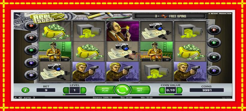 Slot machine Reel Steal with access to free game online, picture 1