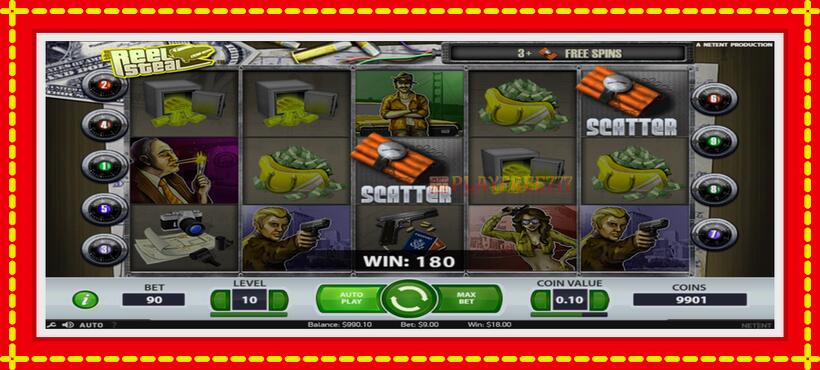 Slot machine Reel Steal with access to free game online, picture 2