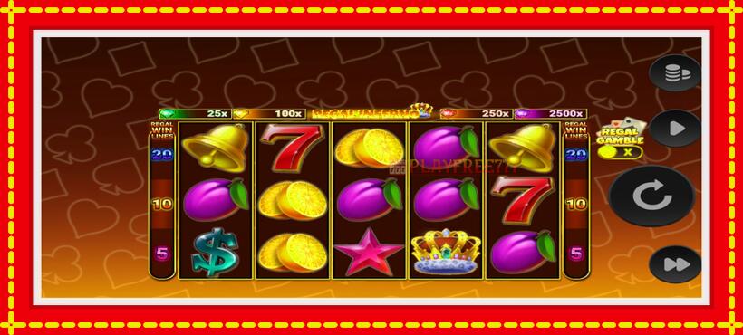 Slot machine Regal Inferno with access to free game online, picture 2