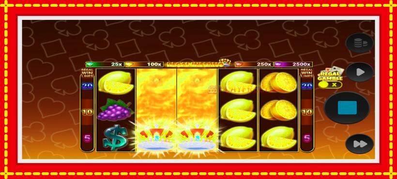 Slot machine Regal Inferno with access to free game online, picture 3