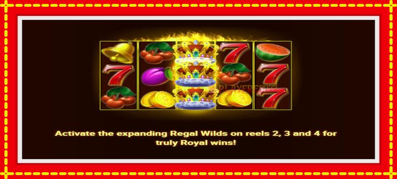 Slot machine Regal Inferno with access to free game online, picture 5