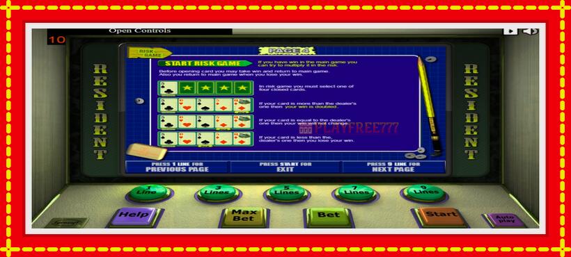 Slot machine Resident with access to free game online, picture 5